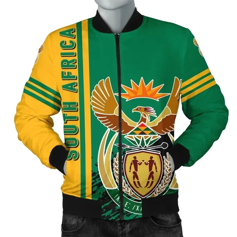 South Africa Bomber Jacket Quarter Style, African Bomber Jacket For Men Women