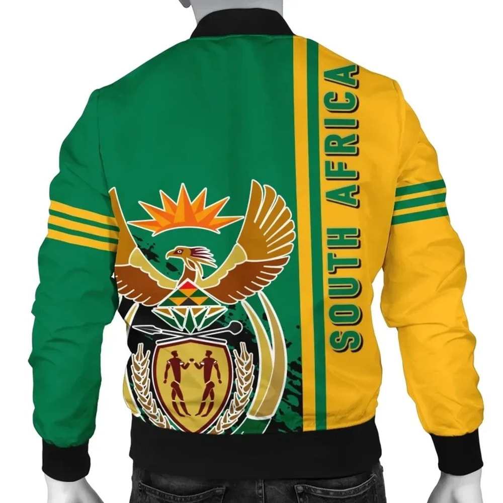 South Africa Bomber Jacket Quarter Style, African Bomber Jacket For Men Women