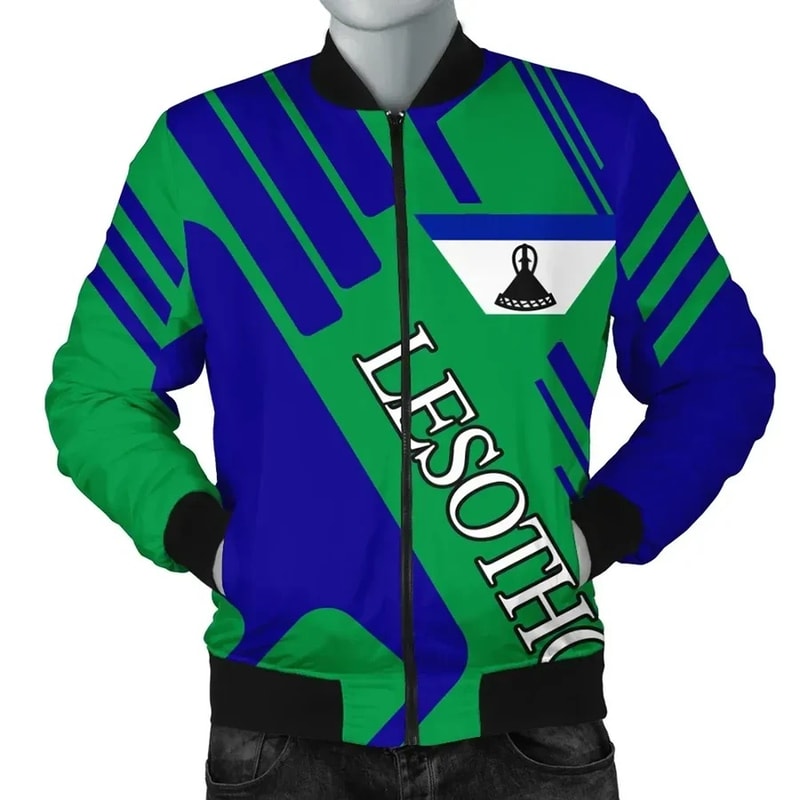 Lesotho Bomber Rockie Style, African Bomber Jacket For Men Women
