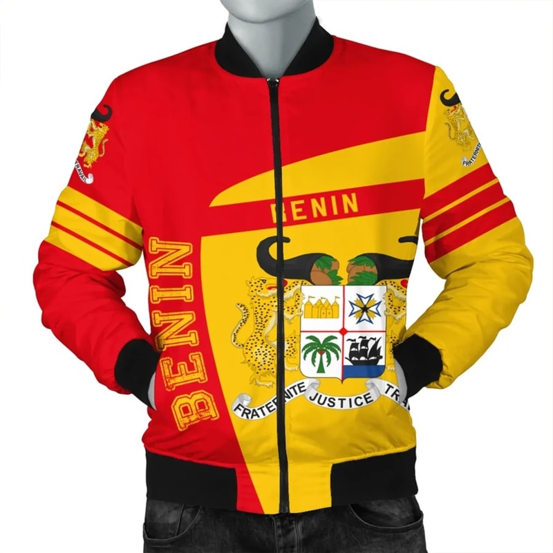 Benin Bomber Sport Premium, African Bomber Jacket For Men Women