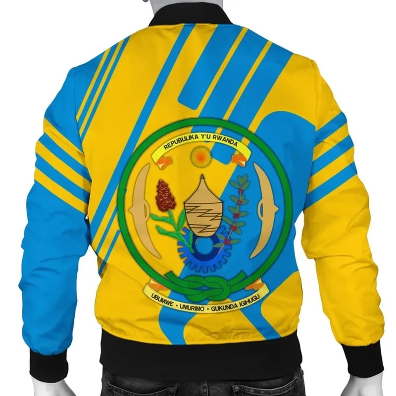 Rwanda Bomber Rockie Style, African Bomber Jacket For Men Women