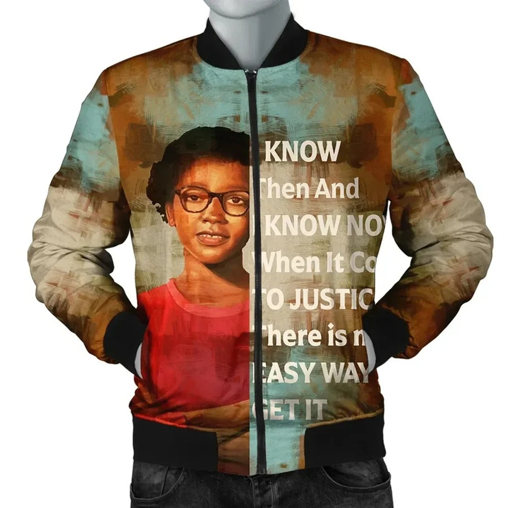 Claudette Colvin Quote Paint Mix Bomber Jacket, African Bomber Jacket For Men Women