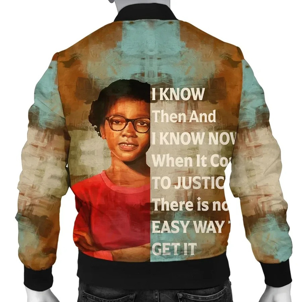 Claudette Colvin Quote Paint Mix Bomber Jacket, African Bomber Jacket For Men Women