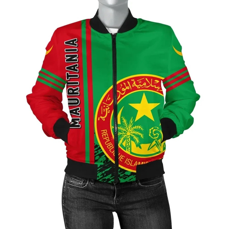 Mauritania Bomber Jacket Quarter Style, African Bomber Jacket For Men Women