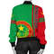 Mauritania Bomber Jacket Quarter Style, African Bomber Jacket For Men Women