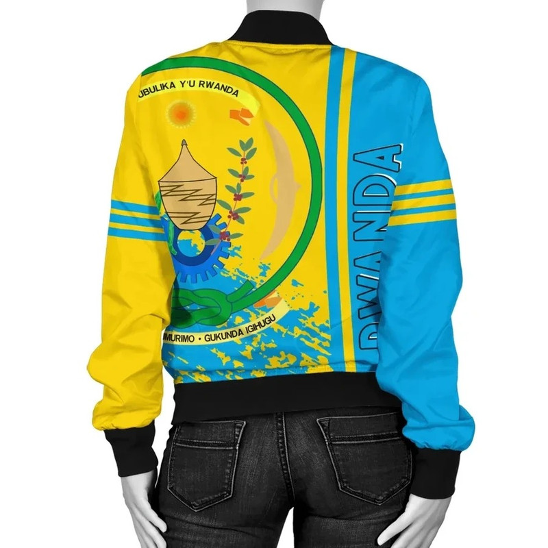 Rwada Bomber Jacket Quarter Style, African Bomber Jacket For Men Women