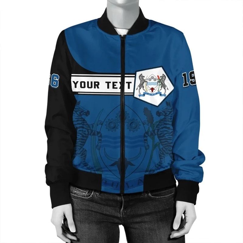 Custom Botswana Bomber Jacket Pentagon Style, African Bomber Jacket For Men Women