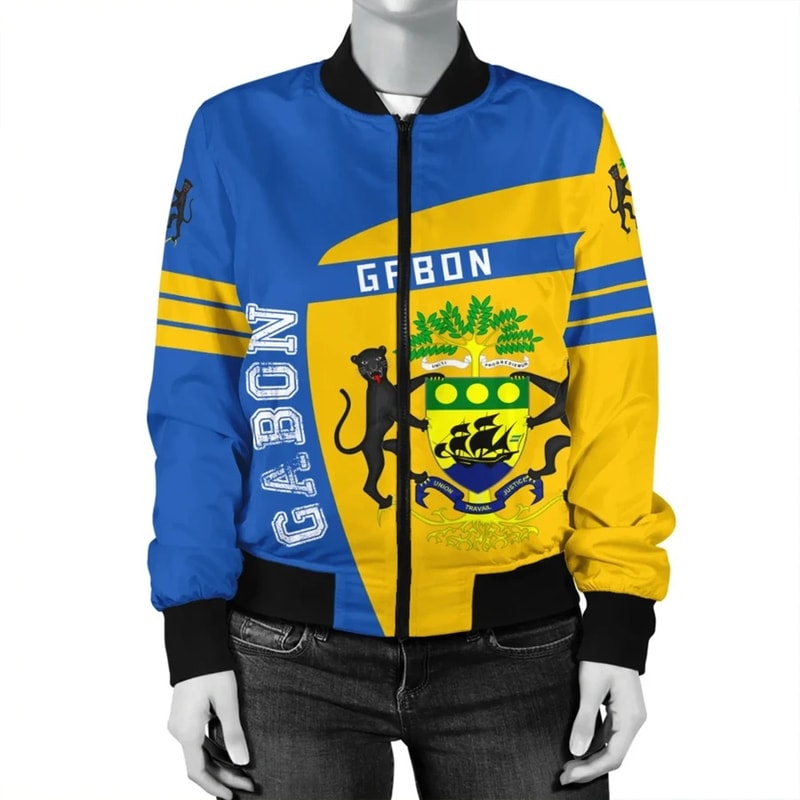 Gabon Bomber Sport Premium, African Bomber Jacket For Men Women