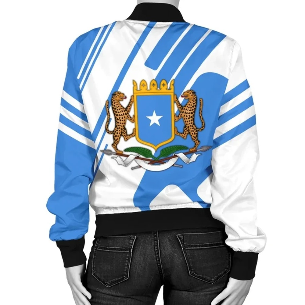 Somalia Bomber Rockie Style, African Bomber Jacket For Men Women