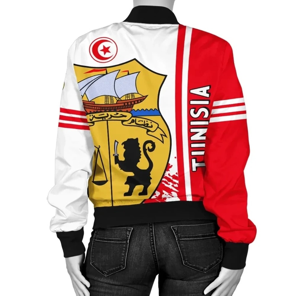 Tunisia Bomber Jacket Quarter Style, African Bomber Jacket For Men Women