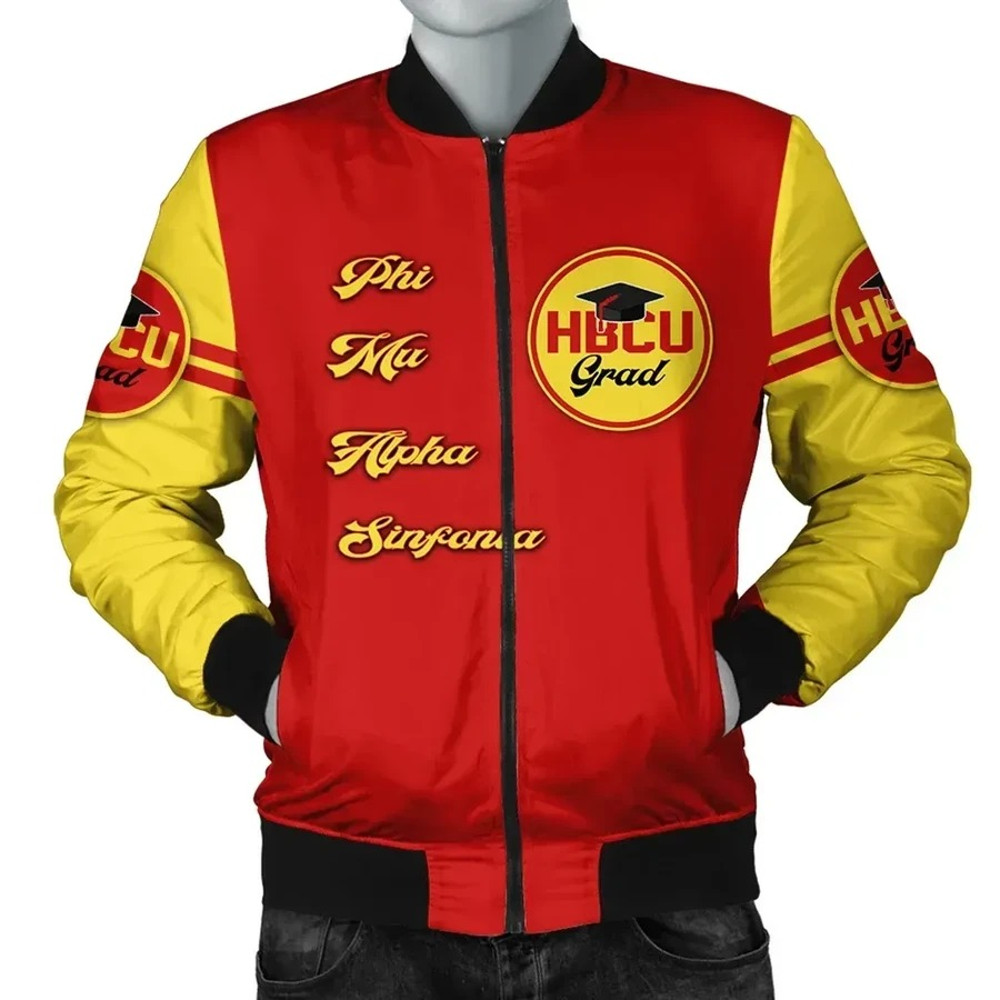 Phi Mu Alpha Sinfonia HBCU Grad Bomber Jacket, African Bomber Jacket For Men Women