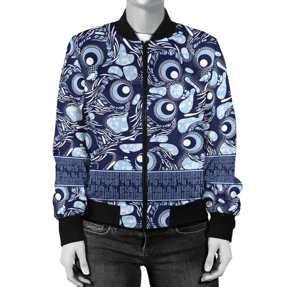 Ankara Peacock Bomber Jacket, African Bomber Jacket For Men Women