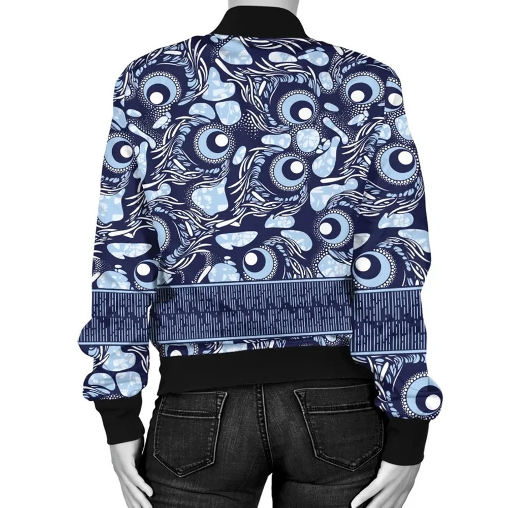 Ankara Peacock Bomber Jacket, African Bomber Jacket For Men Women