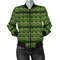 Ankara Cloth - Cowrie Waves Bomber Women, African Bomber Jacket For Men Women