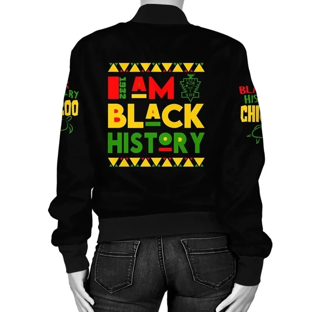 Black History Chi Eta Phi Bomber Jacket, African Bomber Jacket For Men Women