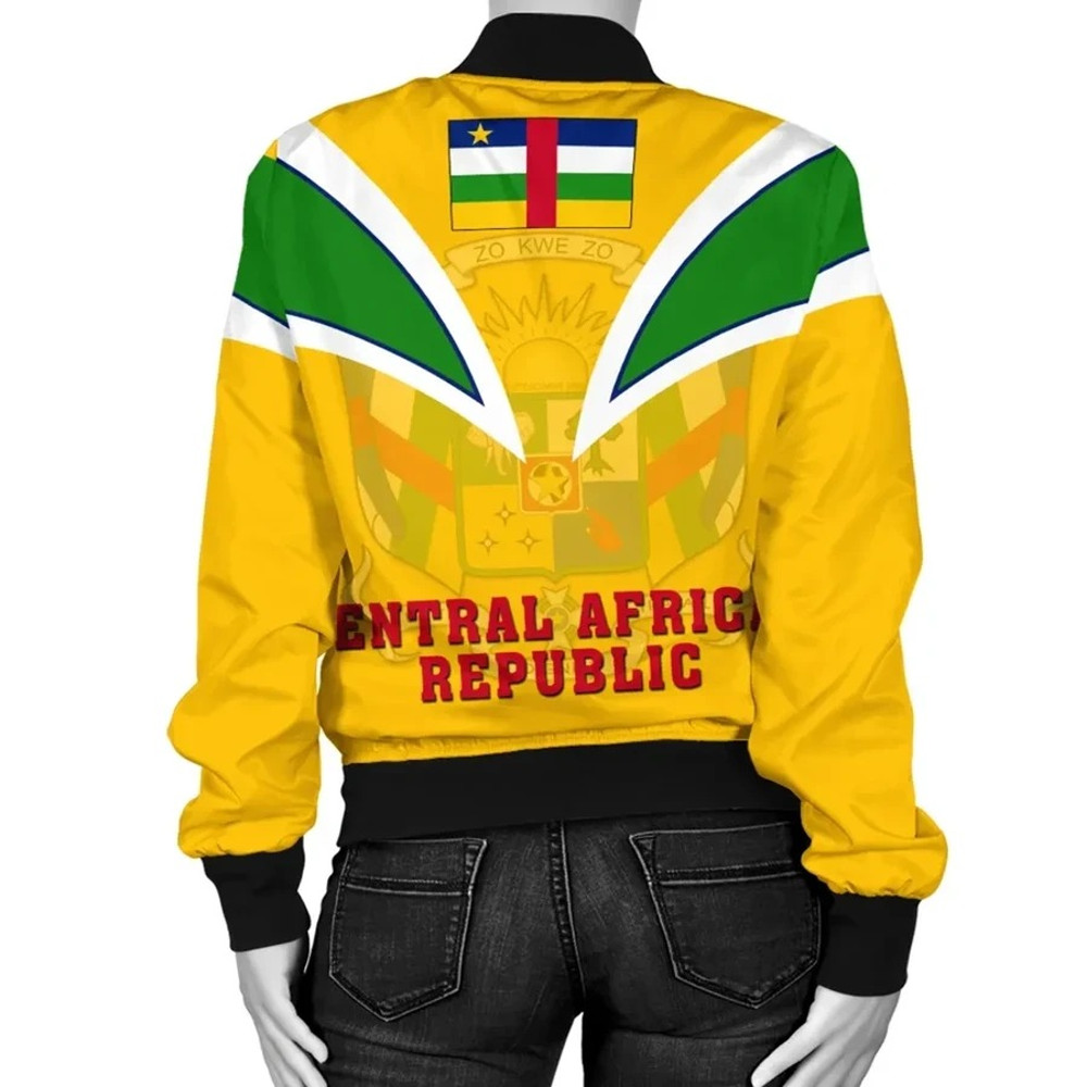 Central African Republic Bomber Tusk Style, African Bomber Jacket For Men Women