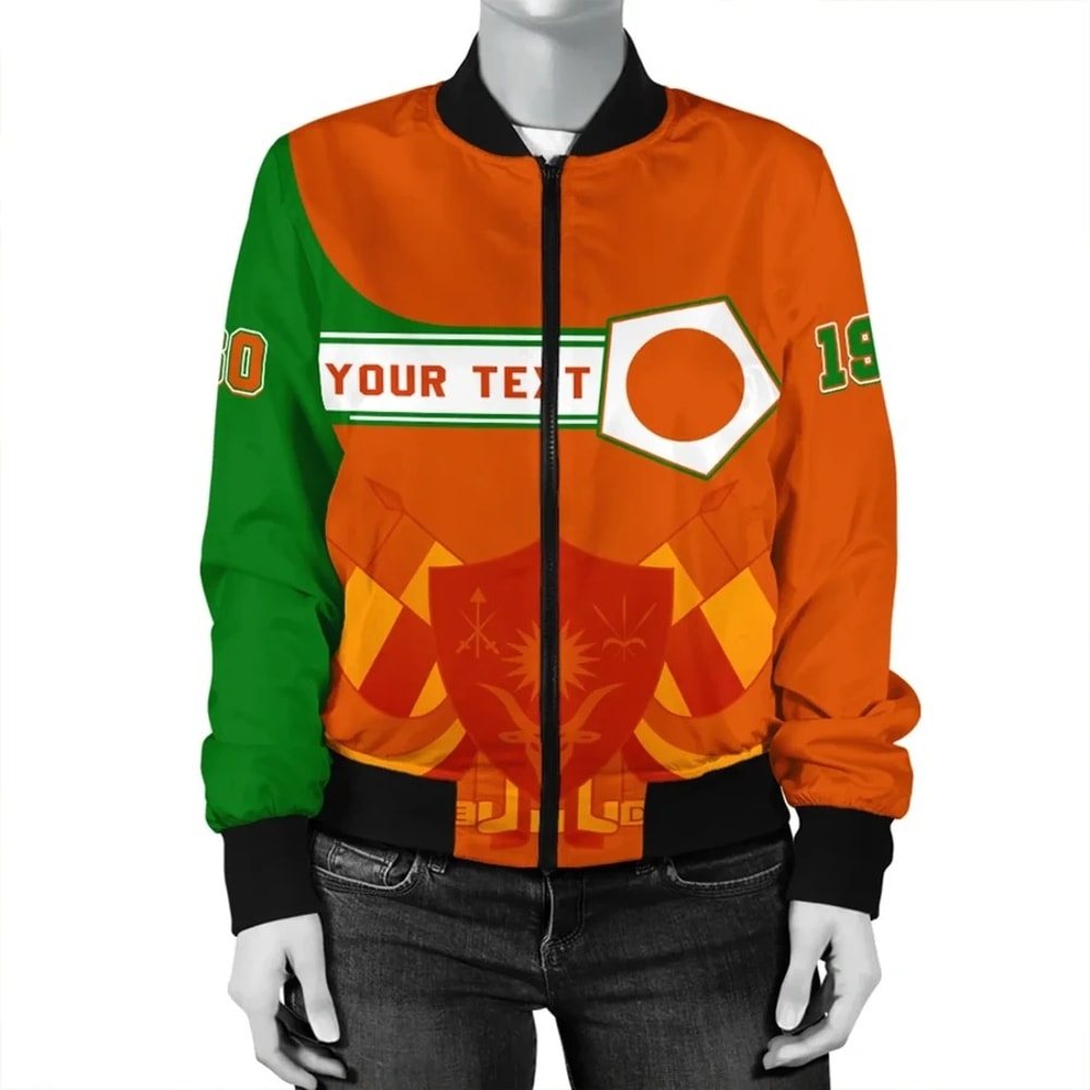 Custom Niger Bomber Jacket Pentagon Style, African Bomber Jacket For Men Women
