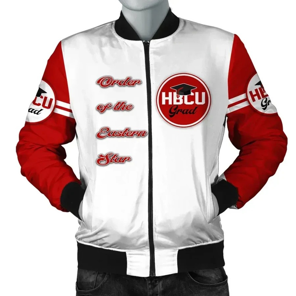 Order of the Eastern Star HBCU Grad Bomber Jacket, African Bomber Jacket For Men Women