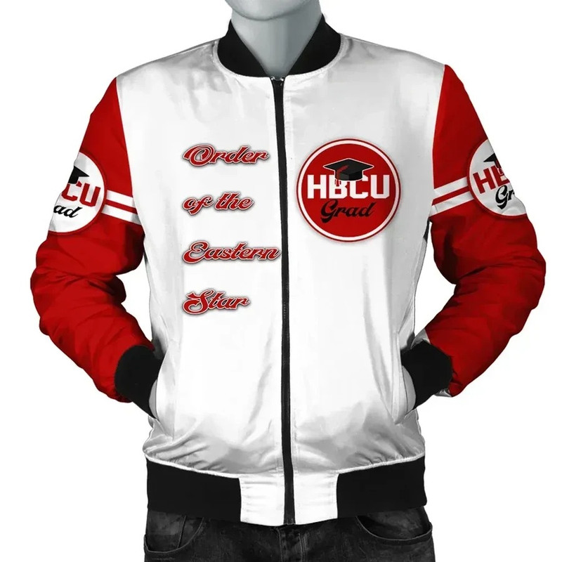 Order of the Eastern Star HBCU Grad Bomber Jacket, African Bomber Jacket For Men Women