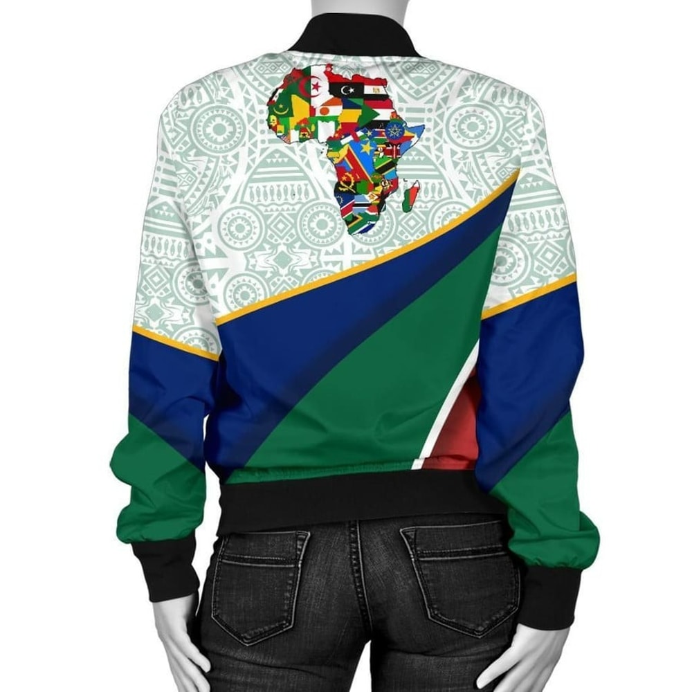 South Africa Women's Bomber Nelson Mandela Madiba, African Bomber Jacket For Men Women