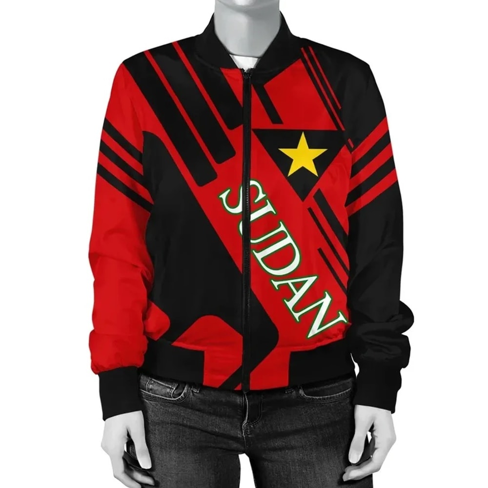 Sudan Bomber Rockie Style, African Bomber Jacket For Men Women