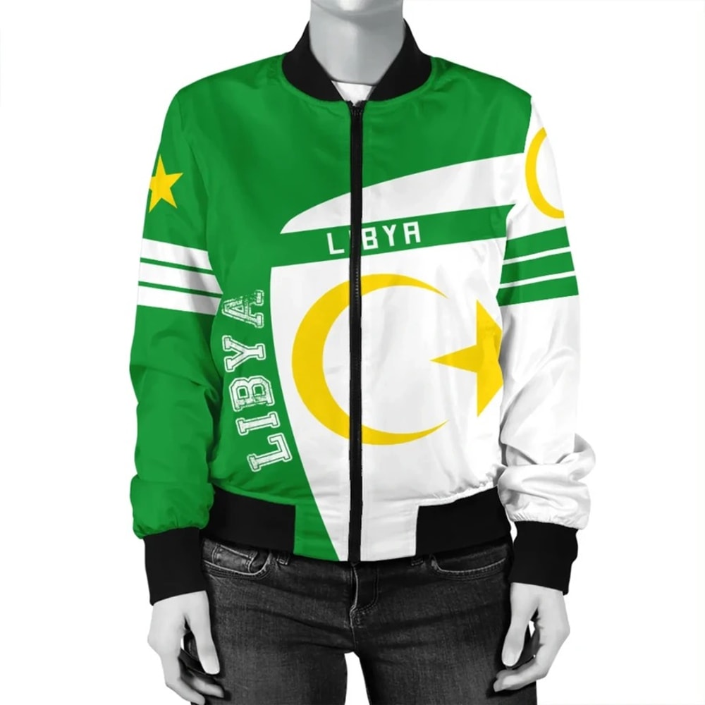Libya Bomber Sport Premium, African Bomber Jacket For Men Women