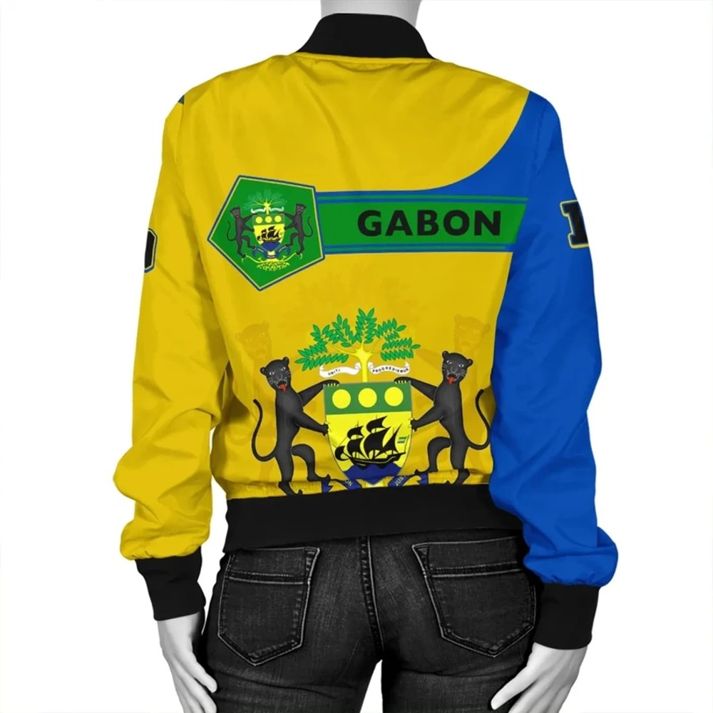 Custom Gabon Bomber Jacket Pentagon Style, African Bomber Jacket For Men Women