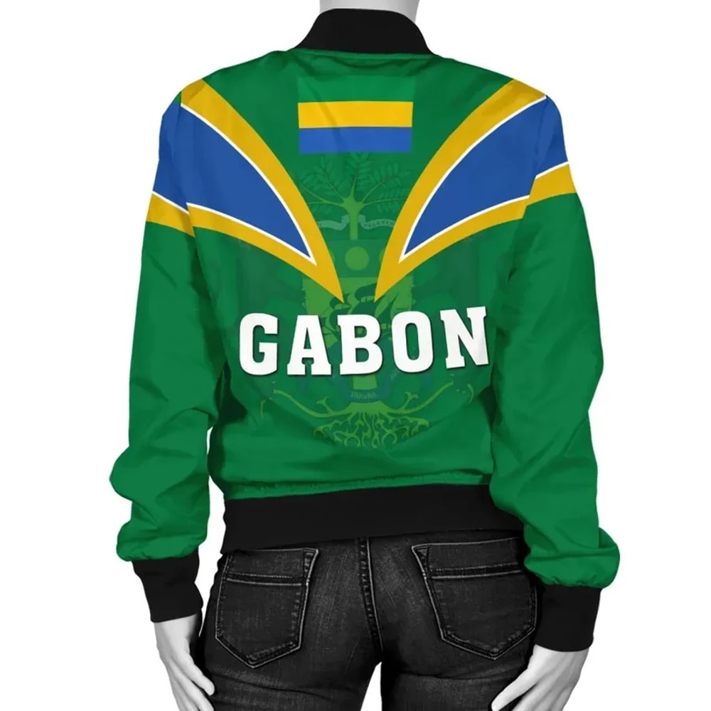 Gabon Bomber Tusk Style, African Bomber Jacket For Men Women