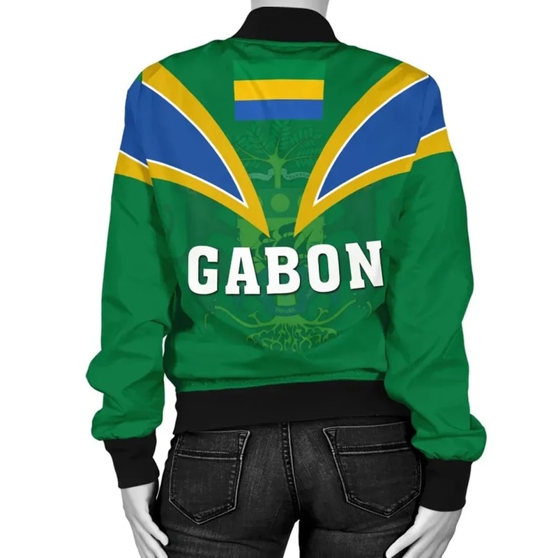 Gabon Bomber Tusk Style, African Bomber Jacket For Men Women