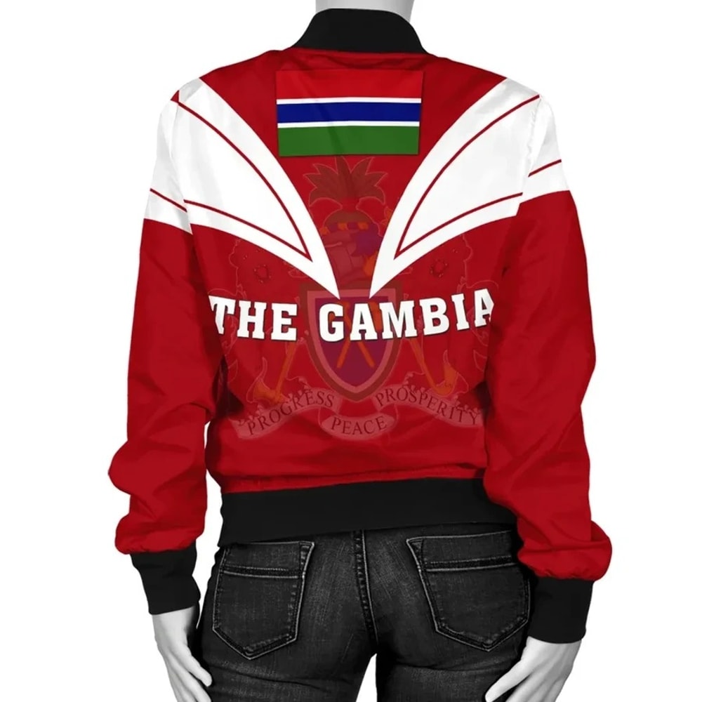 The Gambia Bomber Tusk Style, African Bomber Jacket For Men Women