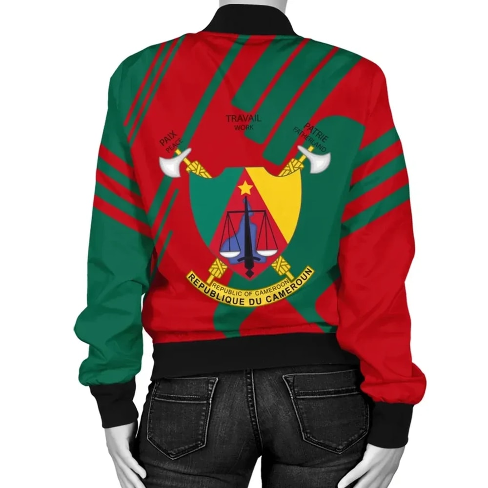 Cameroon Bomber Rockie Style, African Bomber Jacket For Men Women