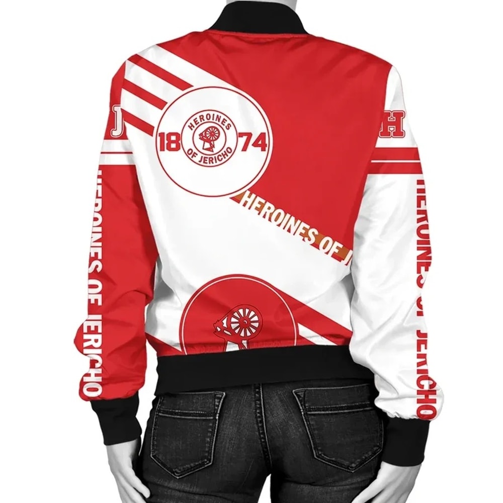 Heroines Of Jericho Swift Balls Bomber Jacket, African Bomber Jacket For Men Women