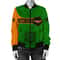 Custom Zambia Bomber Jacket Pentagon Style, African Bomber Jacket For Men Women