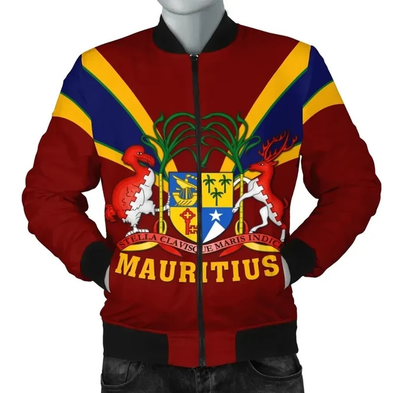 Mauritius Bomber Tusk Style, African Bomber Jacket For Men Women