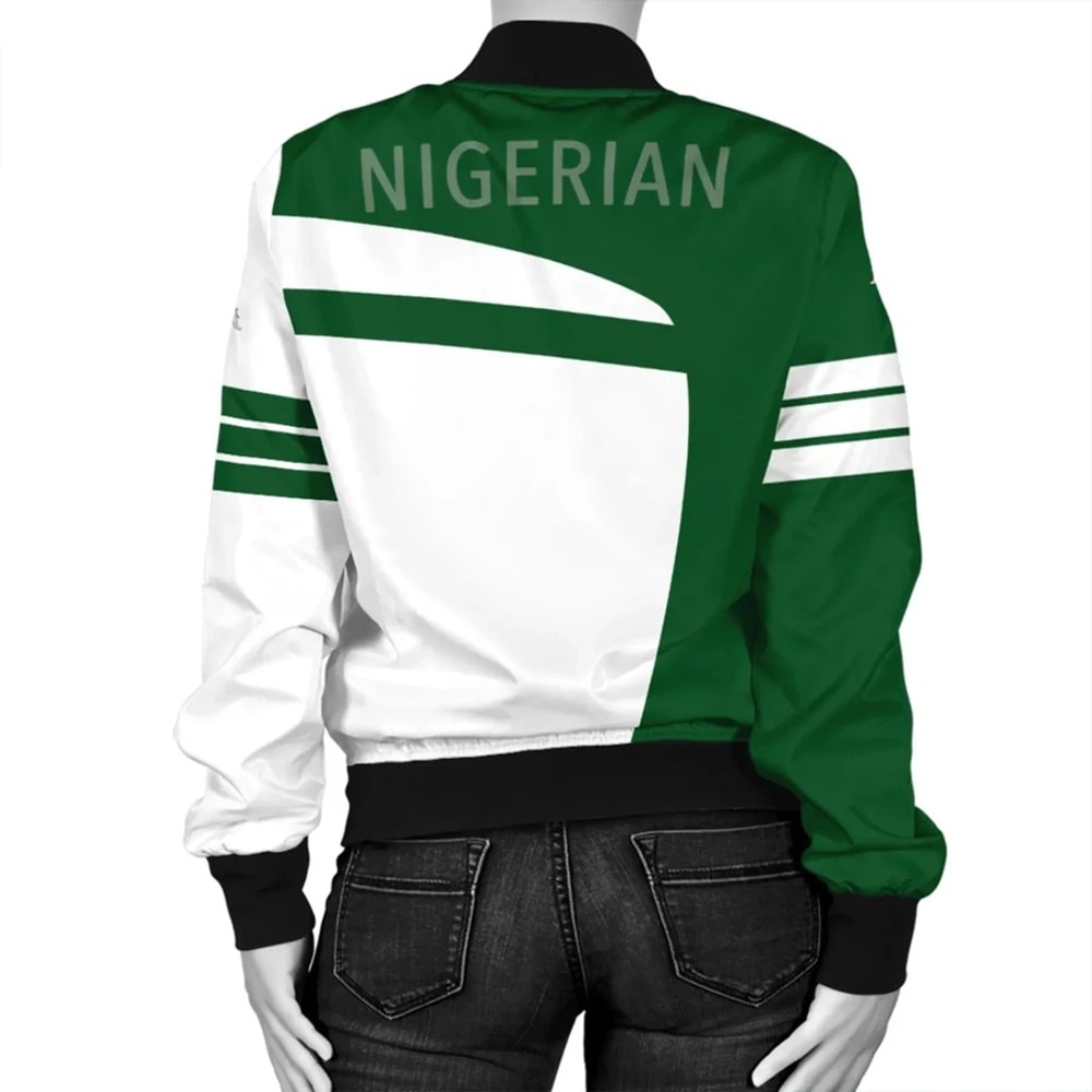 Nigeria Bomber Sport Premium, African Bomber Jacket For Men Women