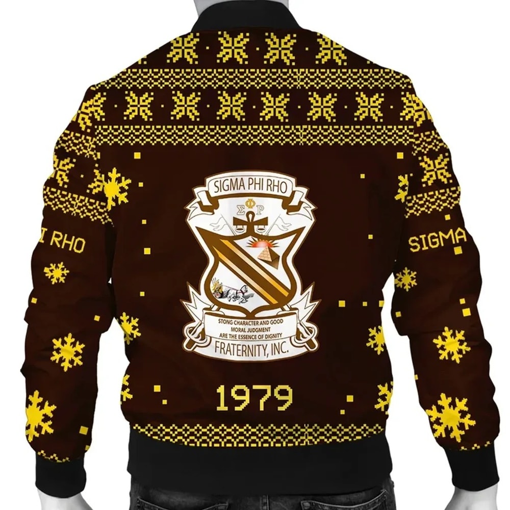Sigma Phi Rho Xmas Motto Bomber Jacket, African Bomber Jacket For Men Women