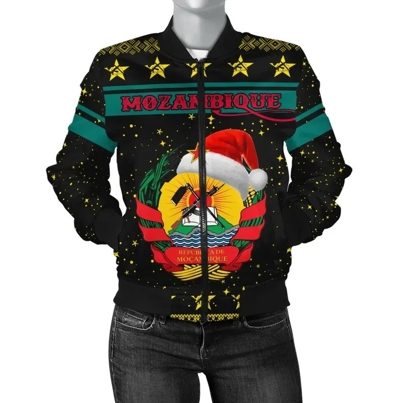 Mozambique Christmas Bomber Jacket, African Bomber Jacket For Men Women