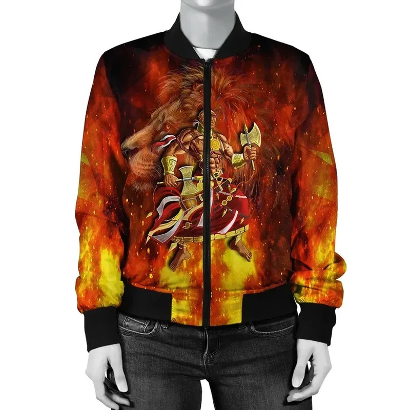 Shango Lion Bomber Jacket - Hannah Style, African Bomber Jacket For Men Women