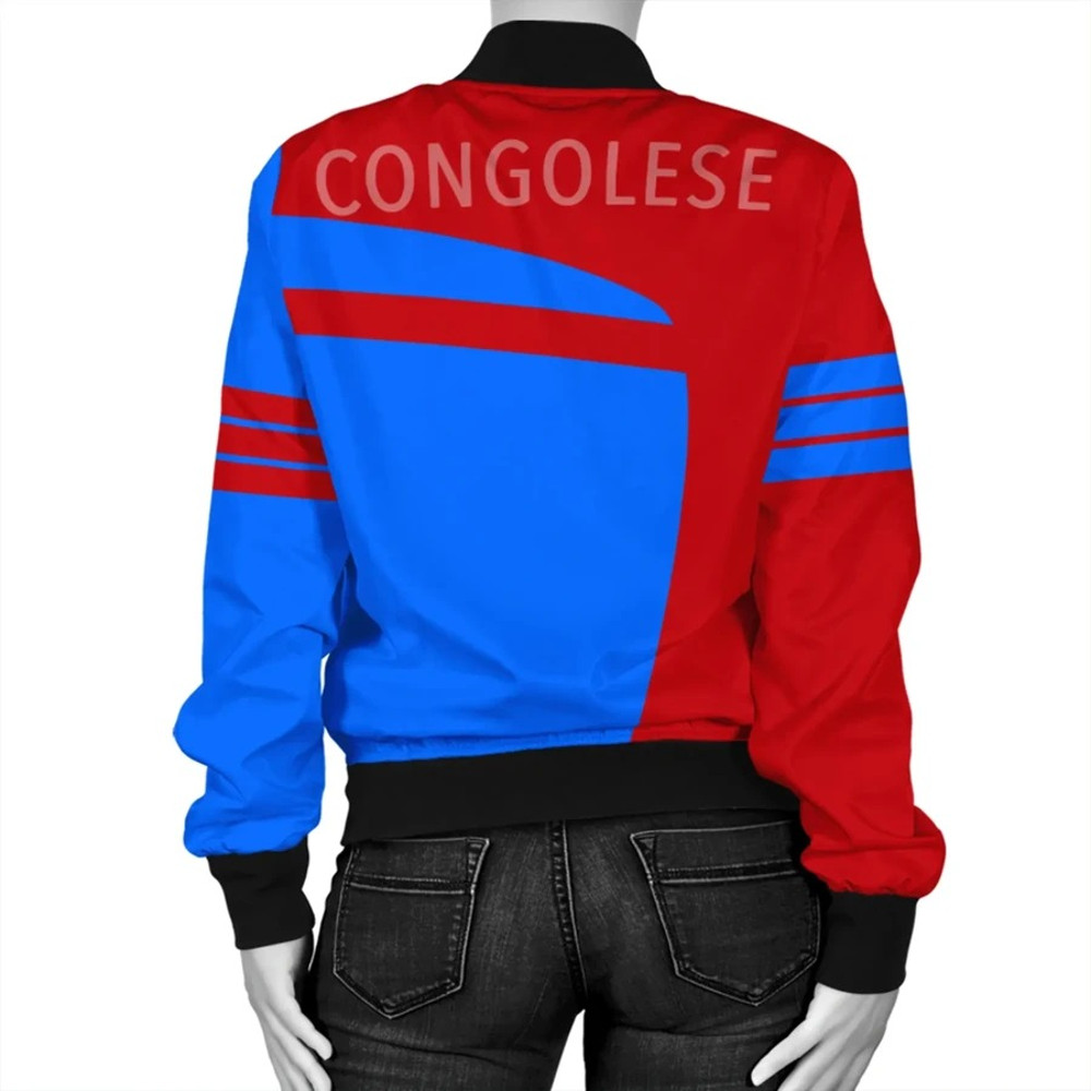 Democratic Republic of the Congo Bomber Sport Premium, African Bomber Jacket For Men Women