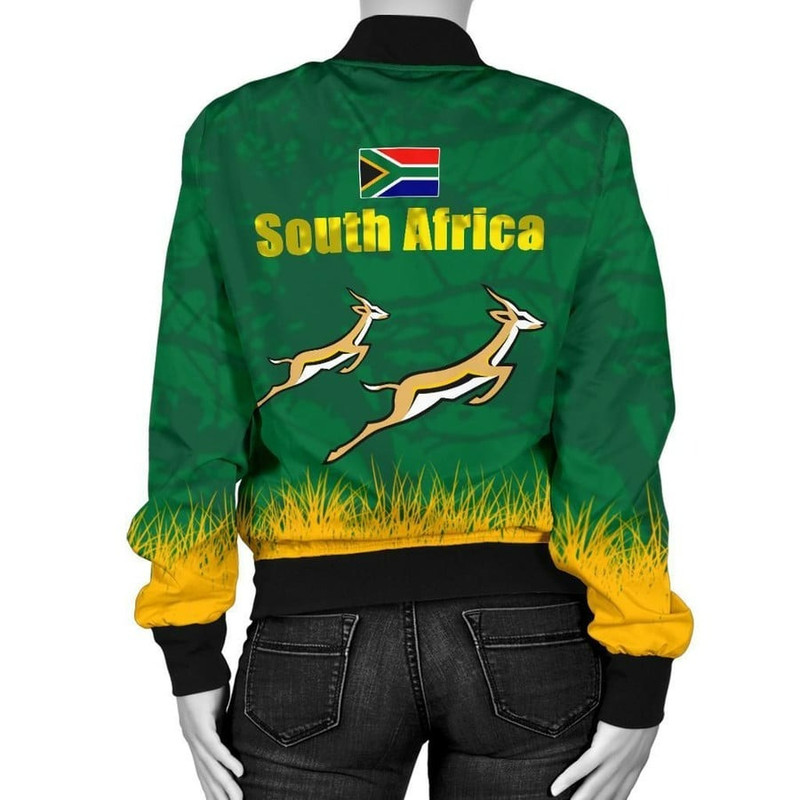 South Africa Springboks Women's Bomber, African Bomber Jacket For Men Women