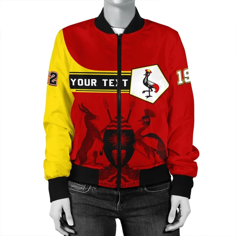 Custom Uganda Bomber Jacket Pentagon Style, African Bomber Jacket For Men Women
