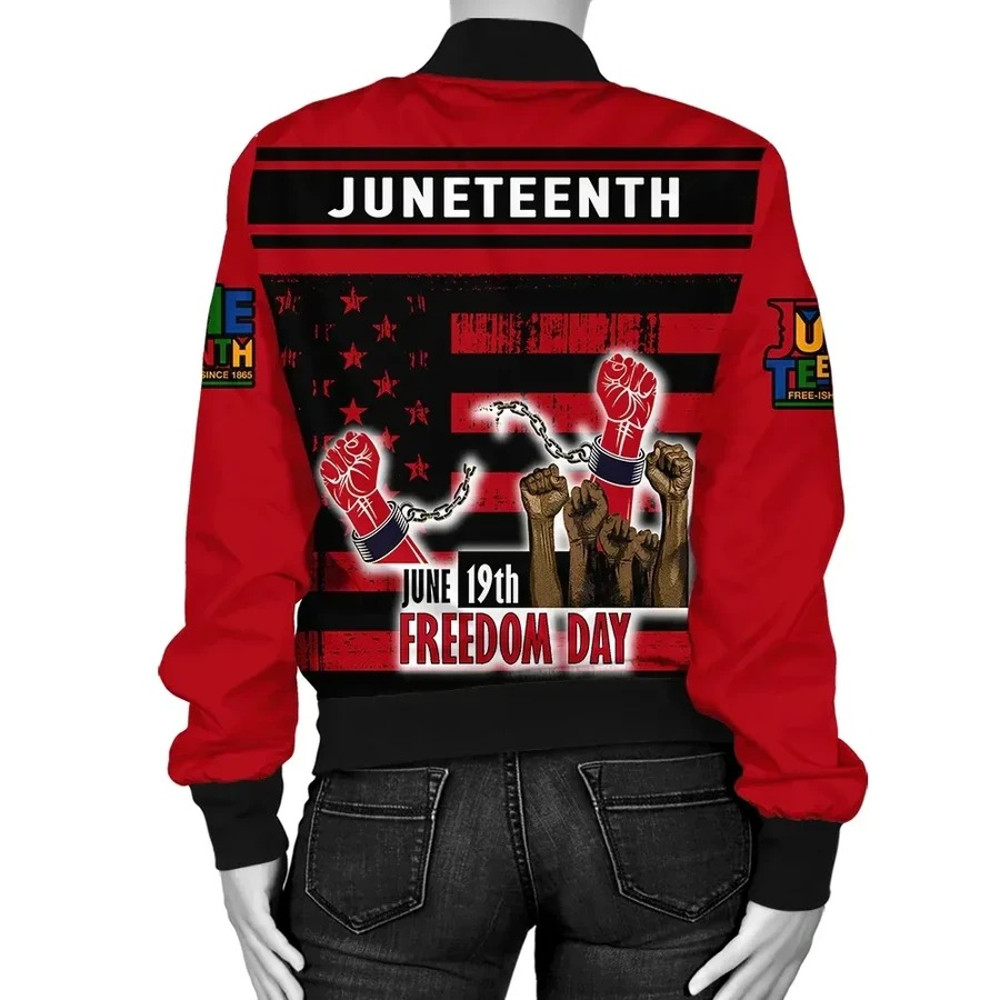 Personalised Juneteenth Since 1865 Bomber Jacket, African Bomber Jacket For Men Women