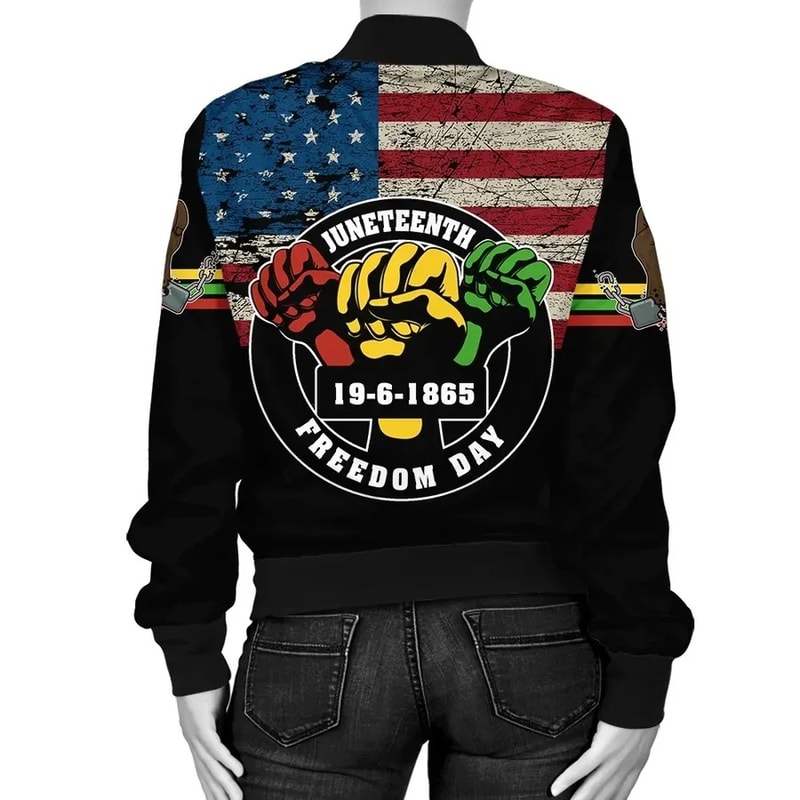 Juneteenth Freedom Day Bomber Jacket, African Bomber Jacket For Men Women 01
