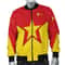 Tigray Flag Star Bomber Jacket, African Bomber Jacket For Men Women