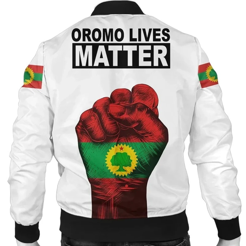 Oromo Lives Matter Bomber Jacket, African Bomber Jacket For Men Women