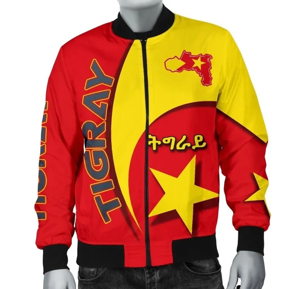 Tigray New Release Bomber Jacket, African Bomber Jacket For Men Women