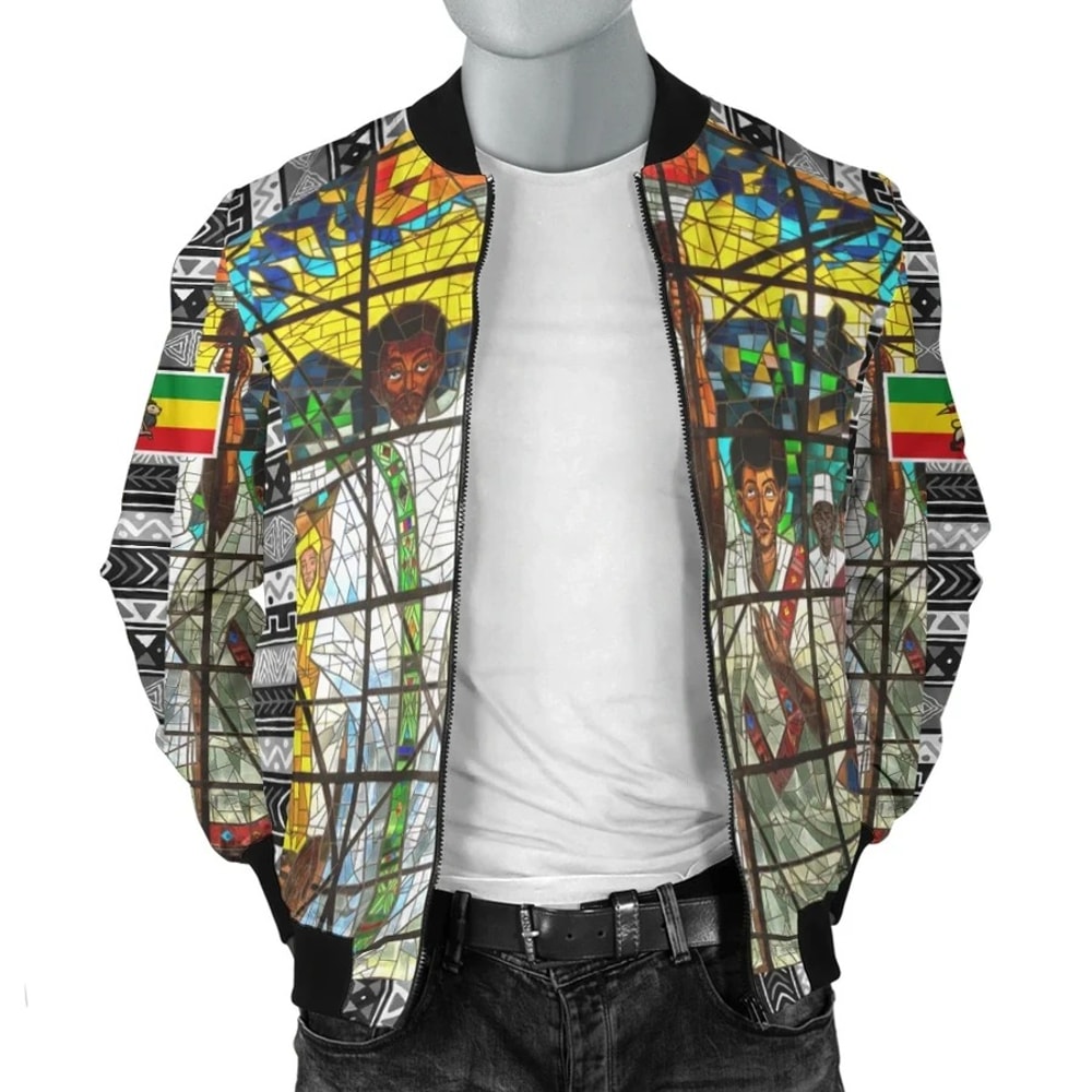 Ethiopia Orthodox The Total Liberation Of Africa Bomber Jacket, African Bomber Jacket For Men Women