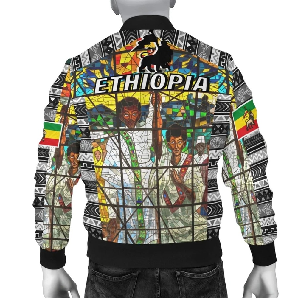 Ethiopia Orthodox The Total Liberation Of Africa Bomber Jacket, African Bomber Jacket For Men Women