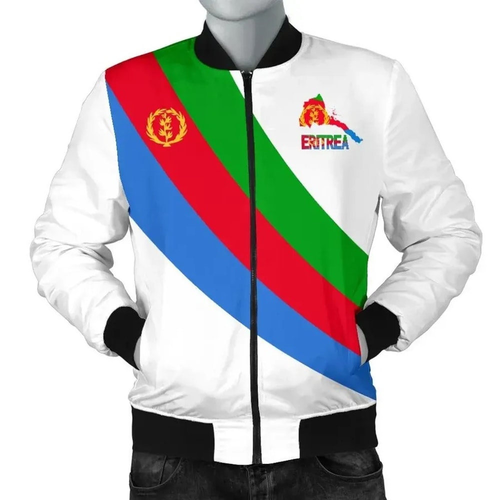 Eritrea Special Bomber Jacket, African Bomber Jacket For Men Women