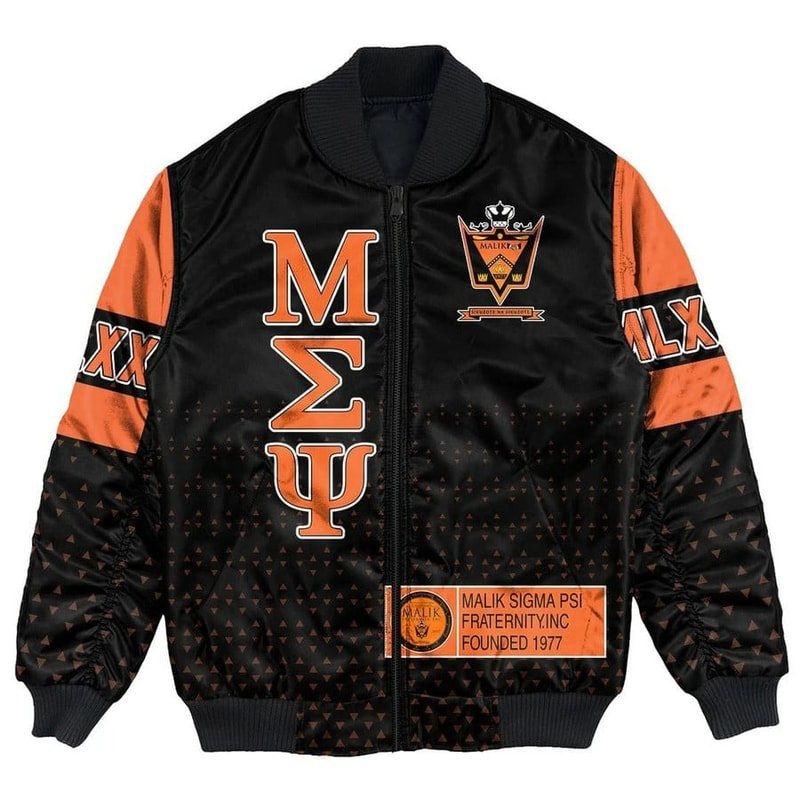MCM Malik Sigma Psi Bomber Jackets, African Bomber Jacket For Men Women